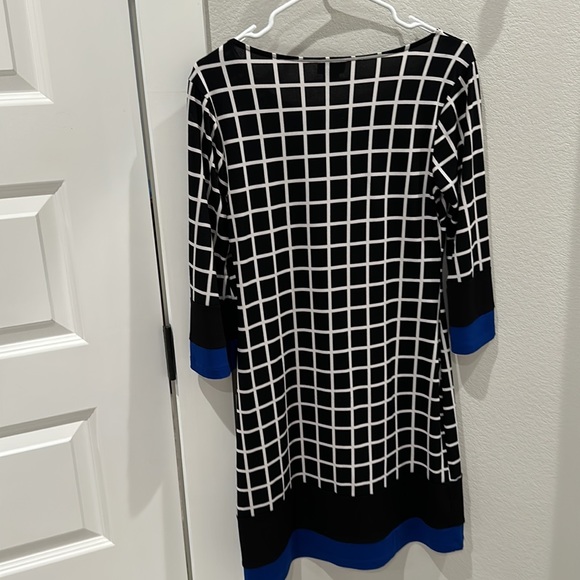 EUC Macy’s En Focus Studio Brand Mod Graph Print Dress Women’s Size 6 - Picture 8 of 8